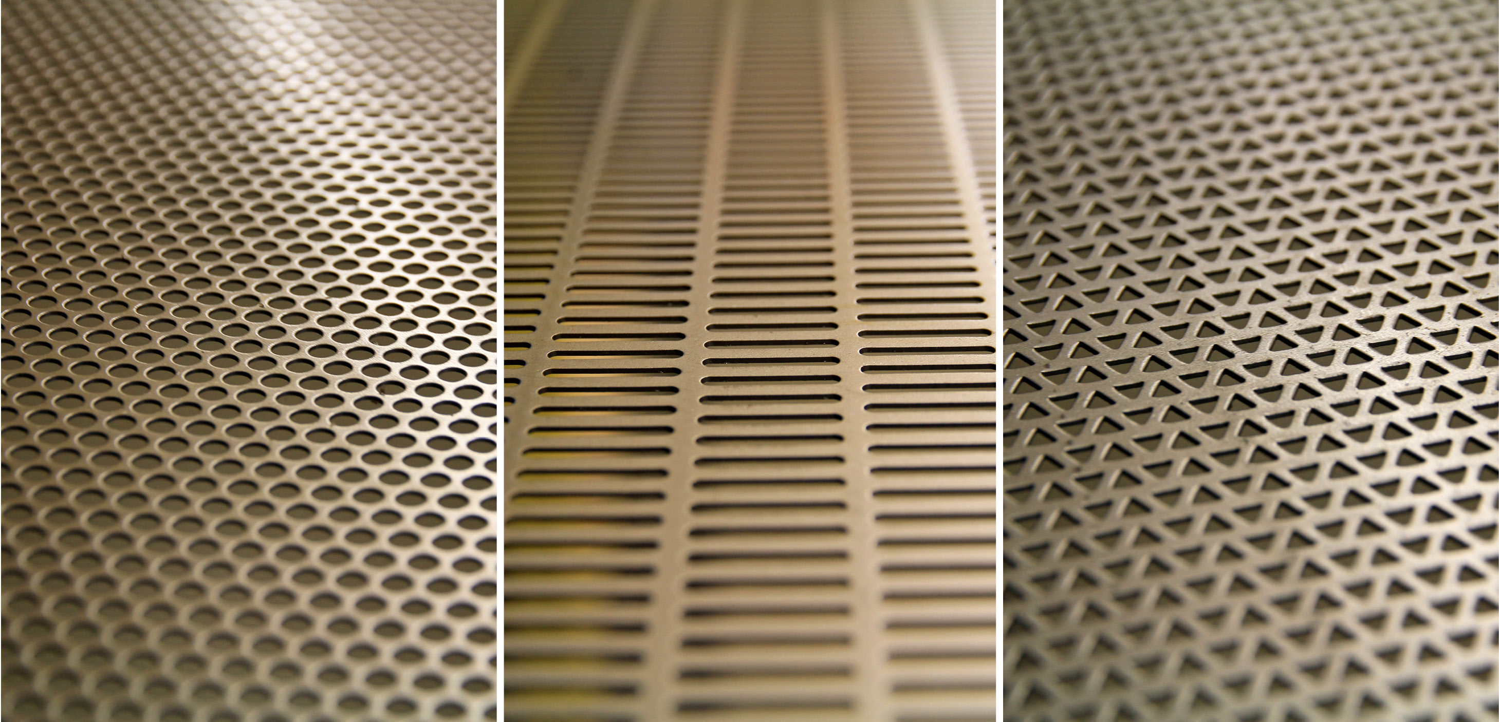 Round Hole, Slotted & Triangle Screens
